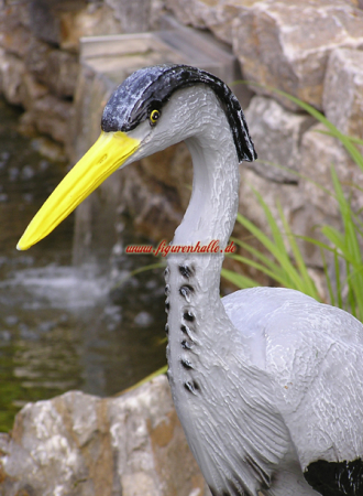 Preview: Fischreiher Dekofigur