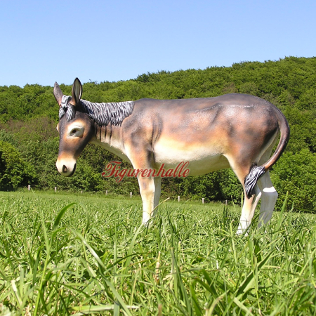 Esel Figur lebensgroß