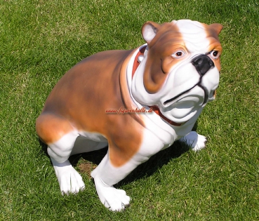 Bulldogge Tierfigur Dekofigur