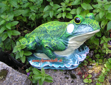 Frosch Gartenfigur
