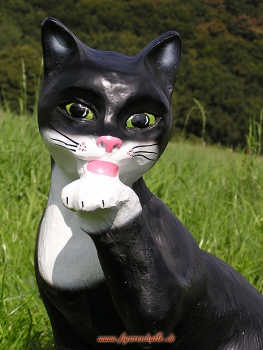 Preview: Katze als Gartenfigur