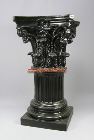 Schwarze Dekosäule