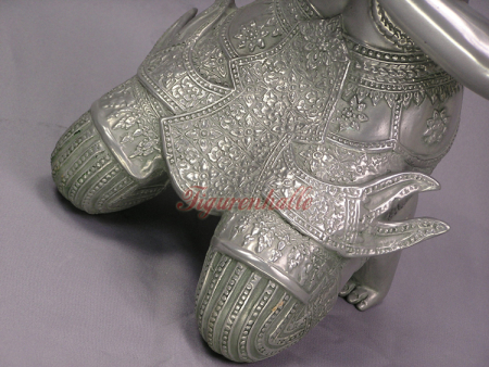 Preview: Thai Buddha Statue Nostalgie Deko im Garten