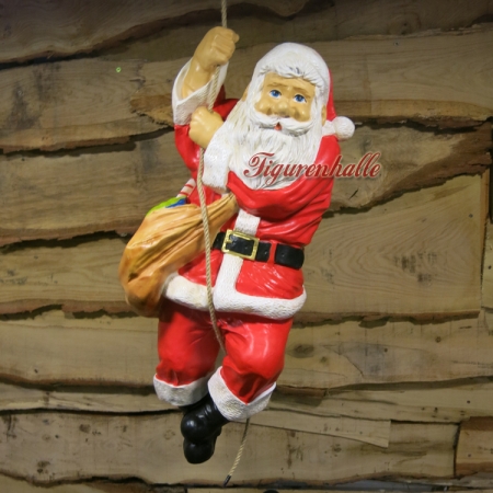 Weihnachtsmann am Seil
