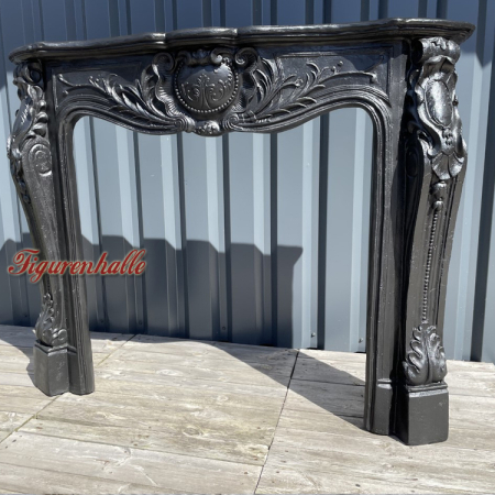 Deko Kaminumrandung schwarz