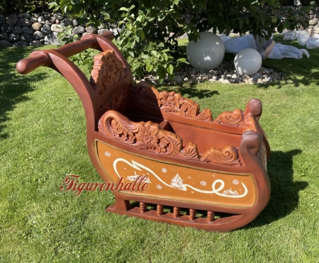 Preview: Rudolf Rentier Deko mit Schlitten