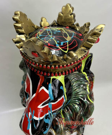 Preview: Krone Löwe Figur Statue