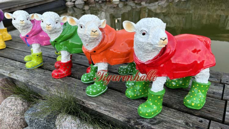 Lamm Grtenfigur Friesennerz Regenmantel