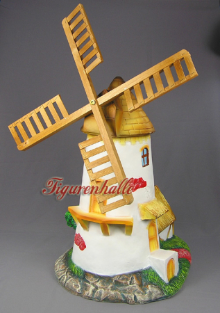 Garten Windmühle Reetdach