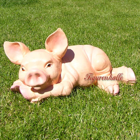 Schwein Gartenfigur