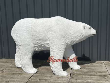 Polar bear advertising figure