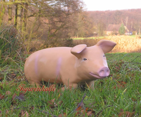 Preview: Pig garden figure