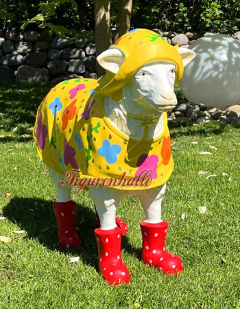 Preview: Friesennerz und Stifel Schaf Blumen Muster