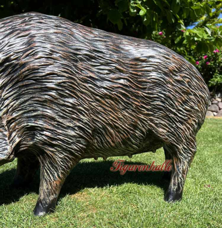 Aufstellfigur Wildsau Deko