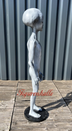 Science-Fiction Figur Alien grau