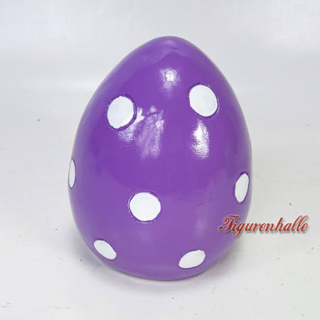 Large Easter egg in violet for your garden