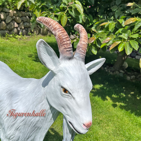 Preview: Large Decorative Goat Figurine Display Stand