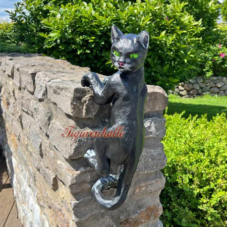 Schwarze Katze Figur