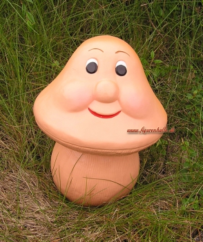 Lustiger Pilz Statue