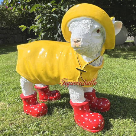 Lamm Schaf Friesennertz Regenmantel Figur