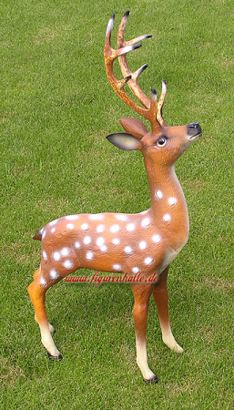Hirsch Figur mit Geweih
