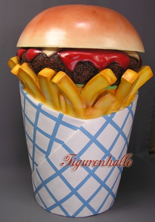 Preview: Pommes Tüte Mülleimer