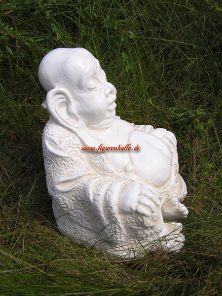 Weißer Buddha Statue