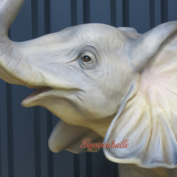 Elephant head figure