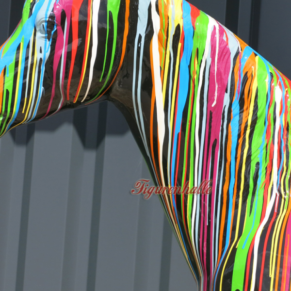 originalgetreue Pferdeskulptur Fiberglas, Mehrfarbig