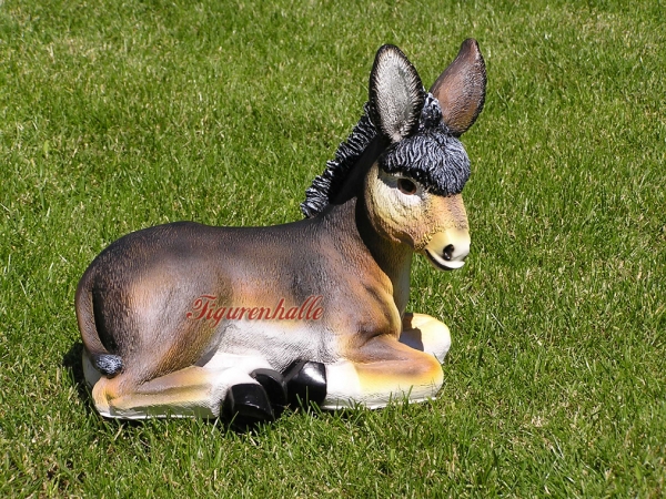 Esel Gartenfigur