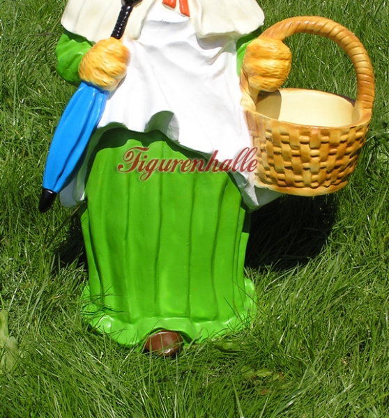 Osterhase mit grünem Kleid