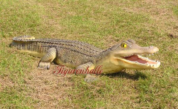 Krokodil Skulptur