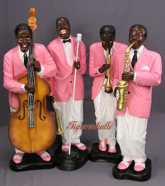 Jazz band as figures decoration