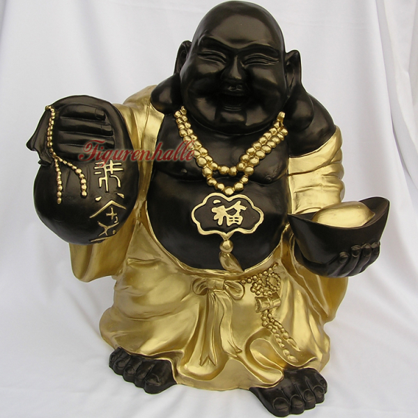 Glücks Buddha Figur