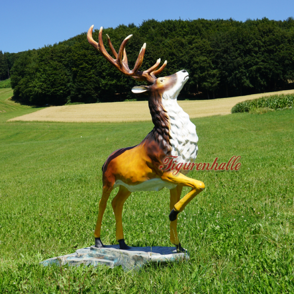 Rotwild oder 12 ender als Figur Jagd