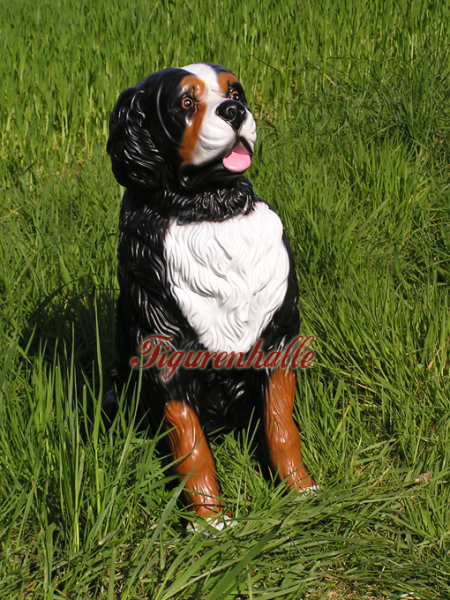 Bernese Mountain Dog Garden Figurine