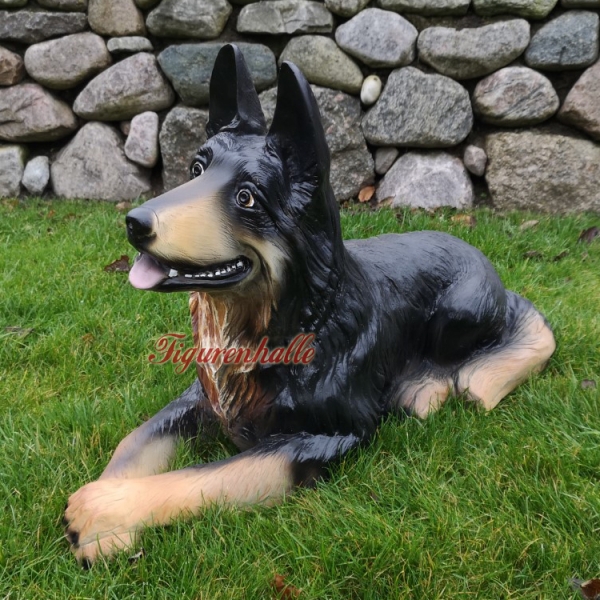 Deutscher Schäferhund  Garten Deko