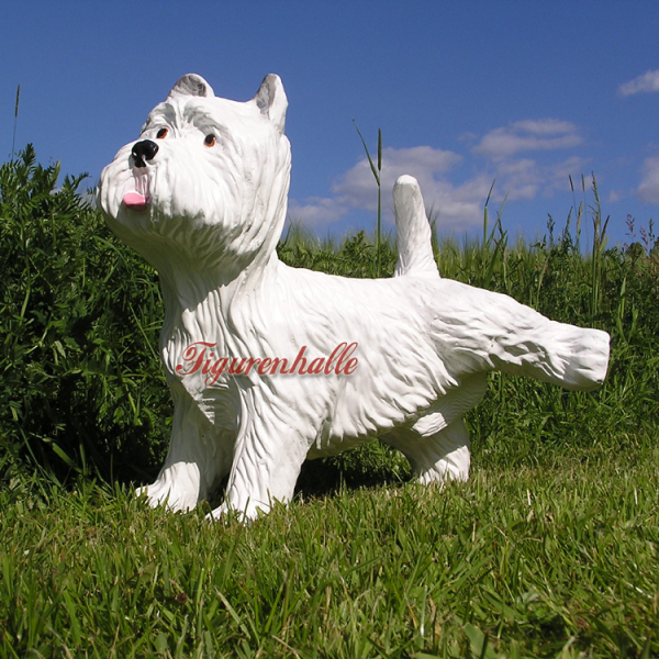 West Highland Terrier figurine peeing