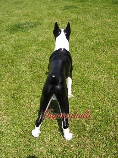 Boston terrier dog figure