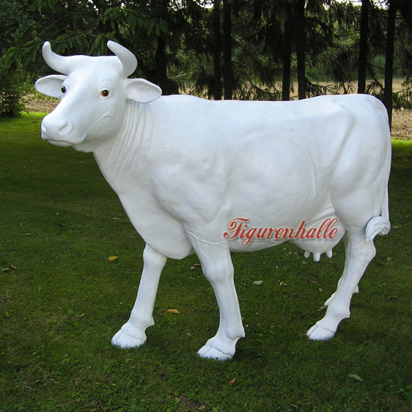 White cow to paint yourself figure