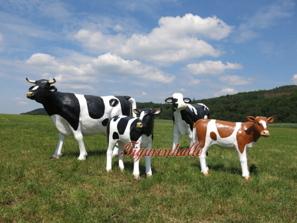 Plastic cows figures life size