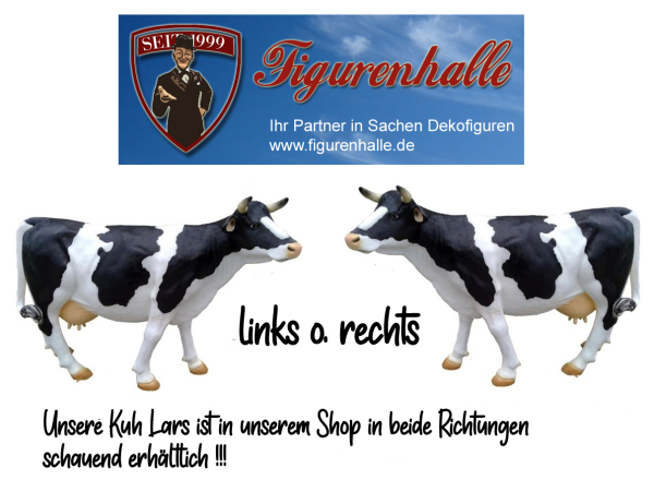 Kuh Figur nach rchts oder links schauend