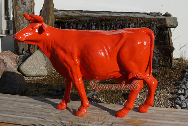 Kuh kommplet rot Lackiert