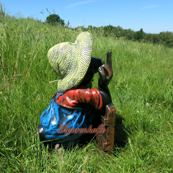 Maulwurf Stinkefinger Modell Figur