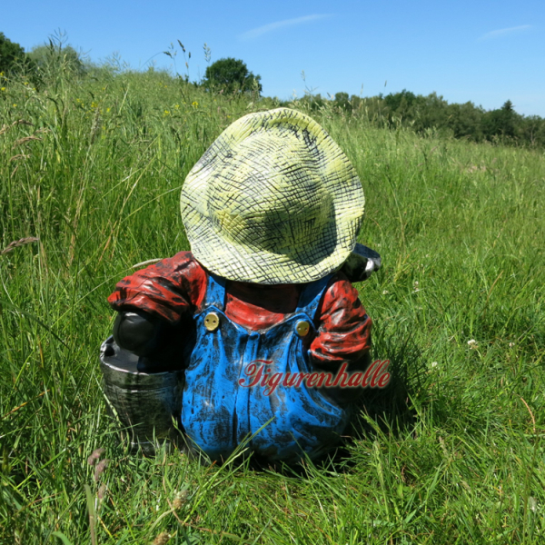 Mole with dungarees figure