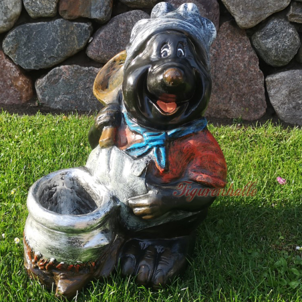 Maulwurf als Koch Figur