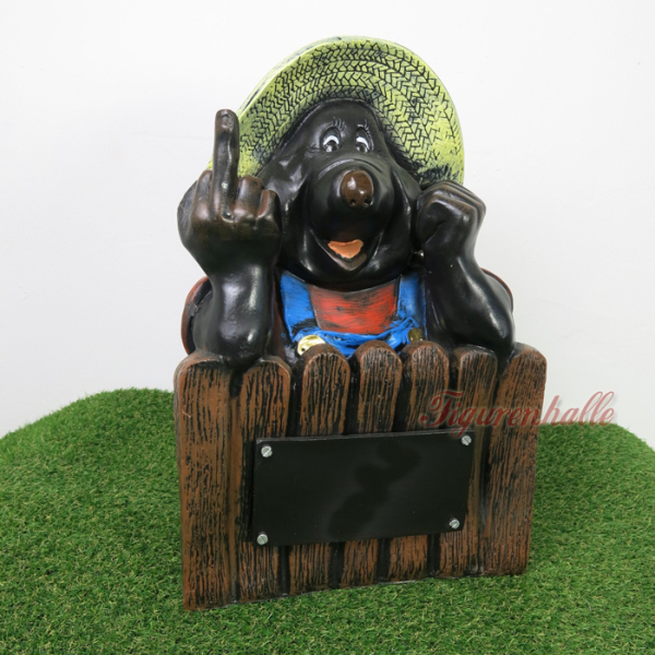 Mole on fence stink finger