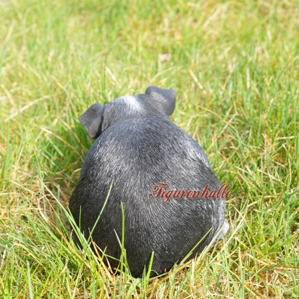 Meerschweinchen Figur schwarz
