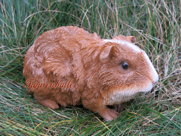 Dekoration Langhaar Merschweinchen Dekofigur