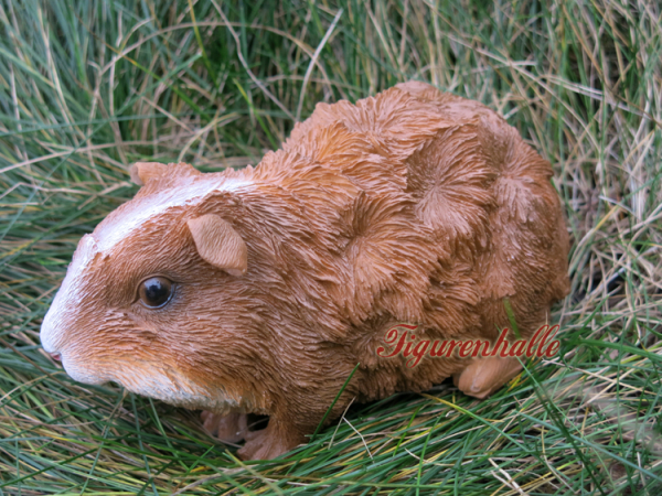 Dekoration Langhaar Merschweinchen Dekofigur